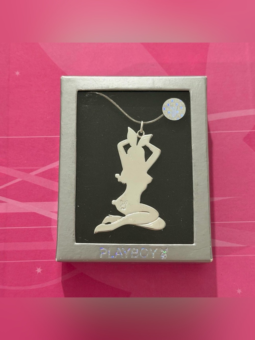 Playboy Y2K playmate necklace